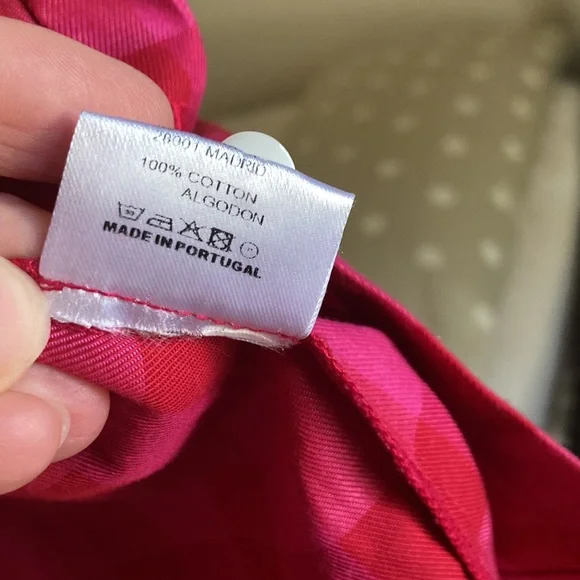 Vilagallo precious Tatiana fuchsia and berry red check top - Picture 11 of 12